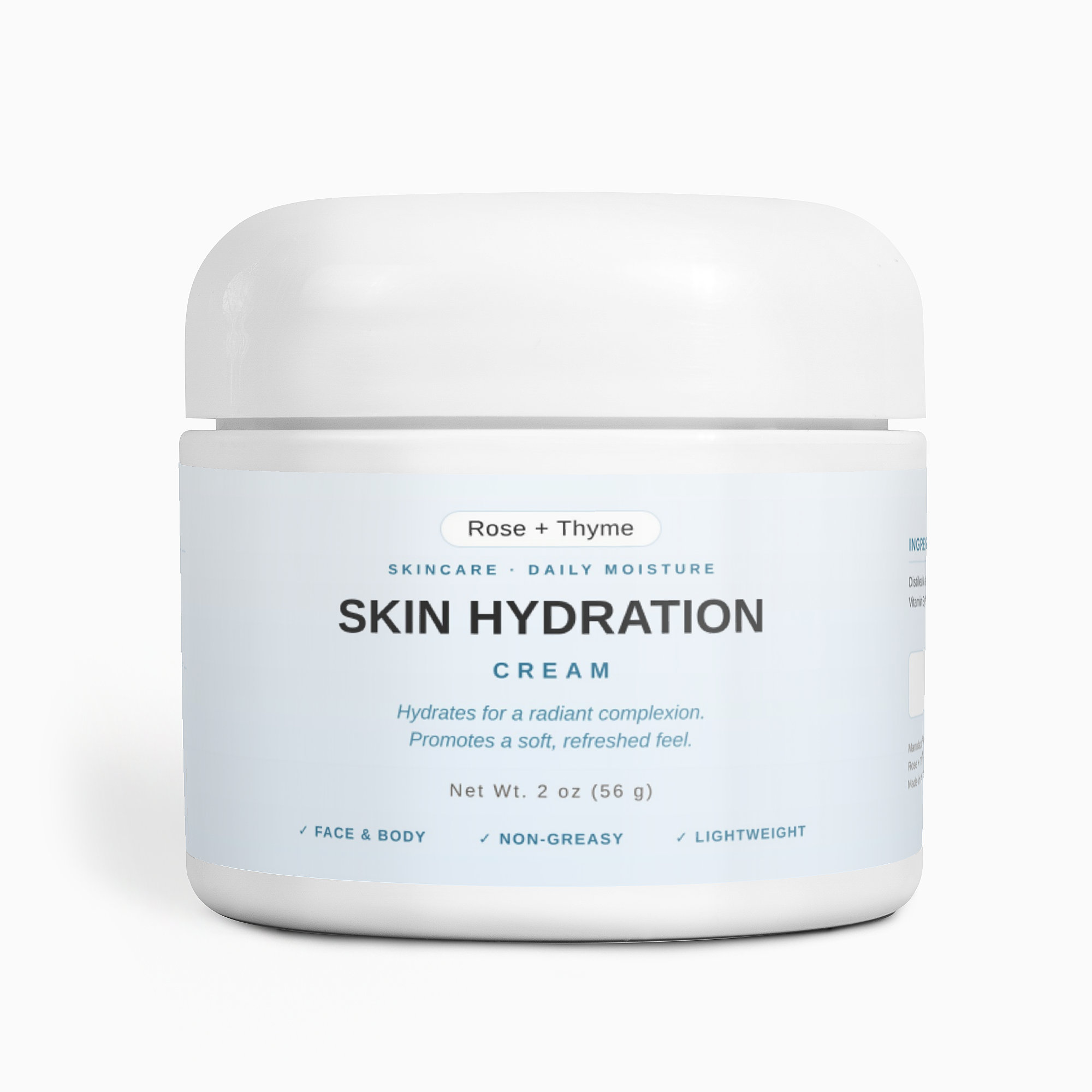 Skin Hydration Cream